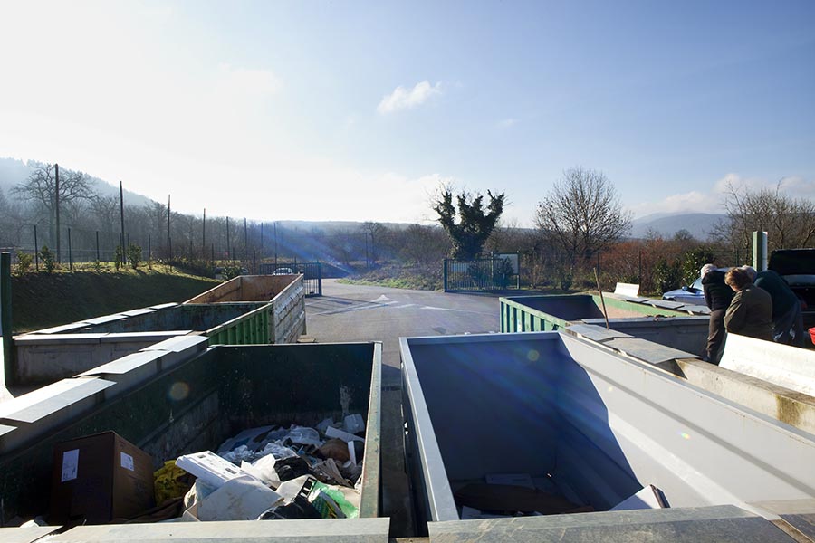 Ouverture de la déchetterie provisoire d'Ornans