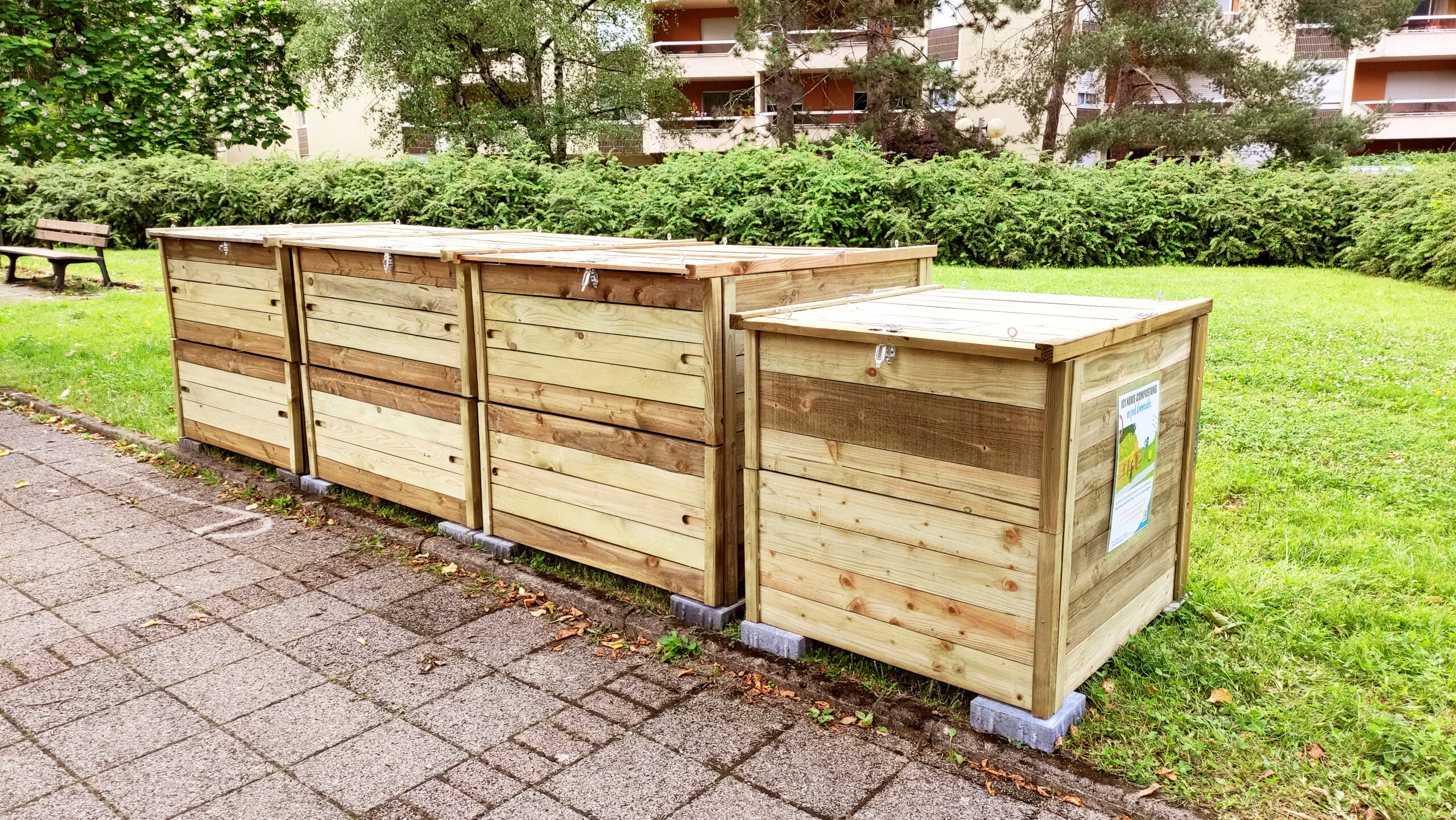 Deux nouveaux sites de compostage collectif à Besançon