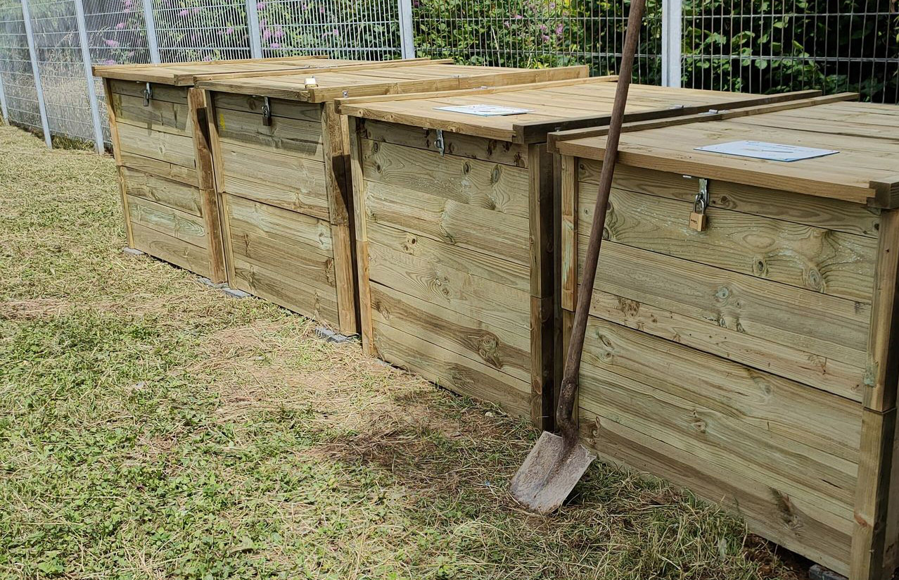 Un nouveau site de compostage rue de l'Amitié