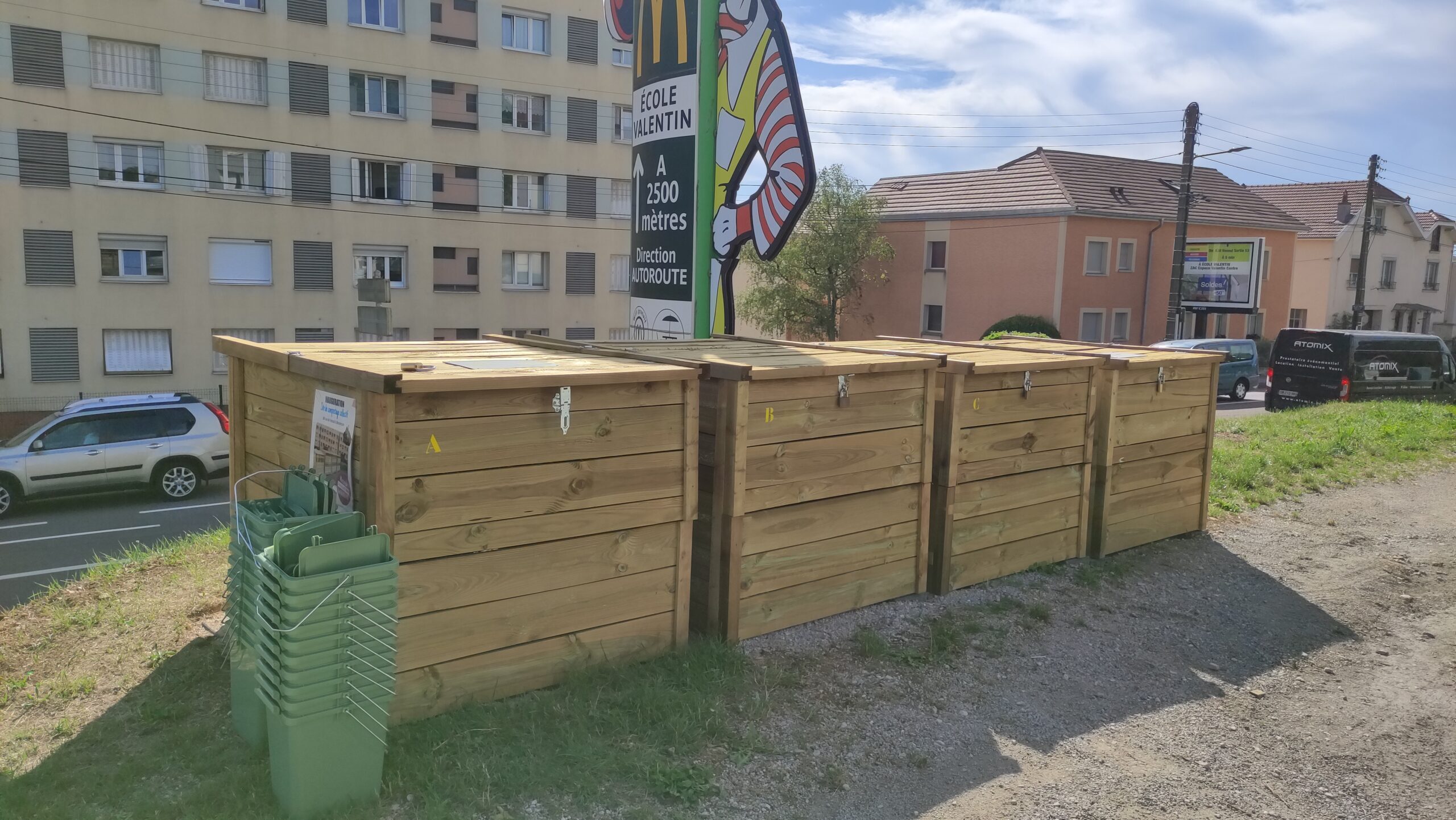 Un nouveau site de compostage collectif rue de Vesoul