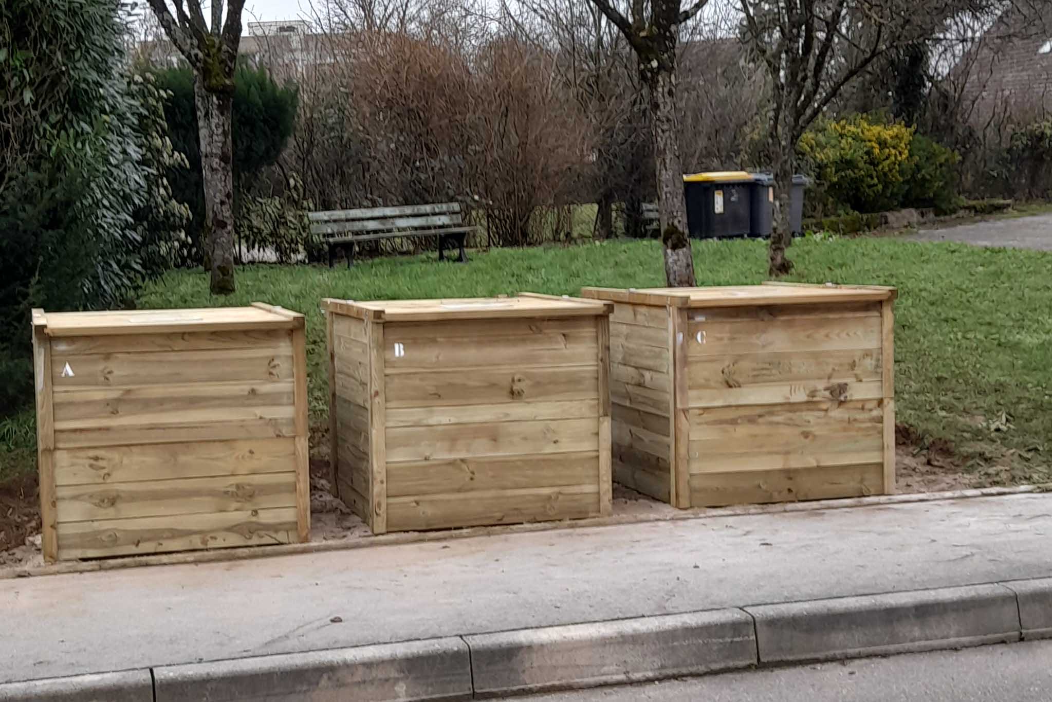 Ouverture d'un site de compostage collectif chemin des Montarmots