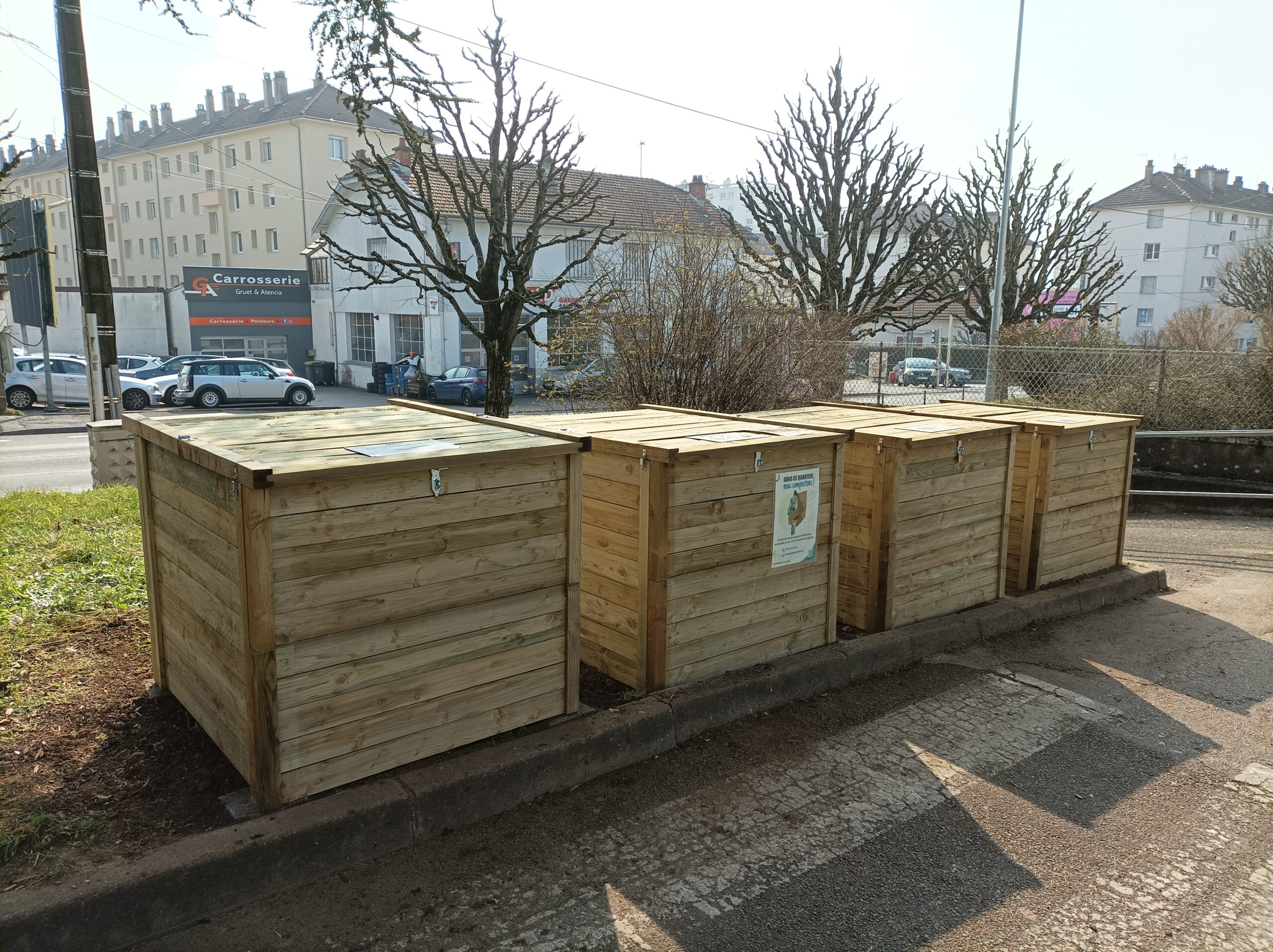 Nouveau site de compostage allée des Glaïeuls