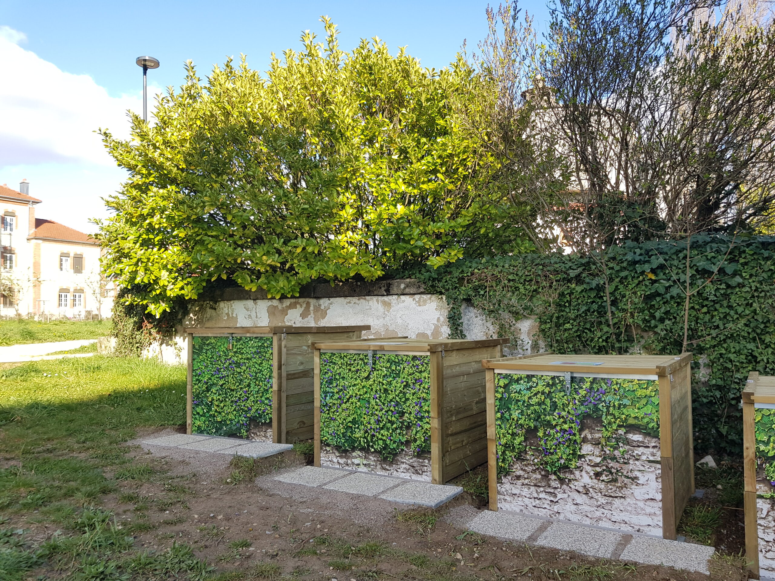 Nouveau site de compostage à l'Eco-Quartier Vauban