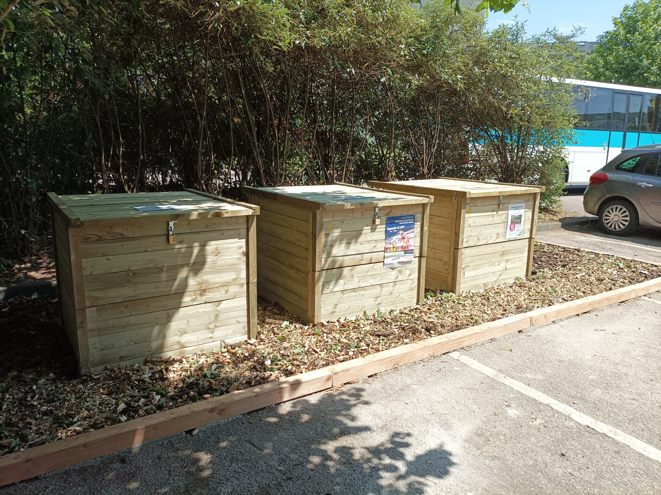 Ouverture d'un site de compostage collectif rue de Fribourg