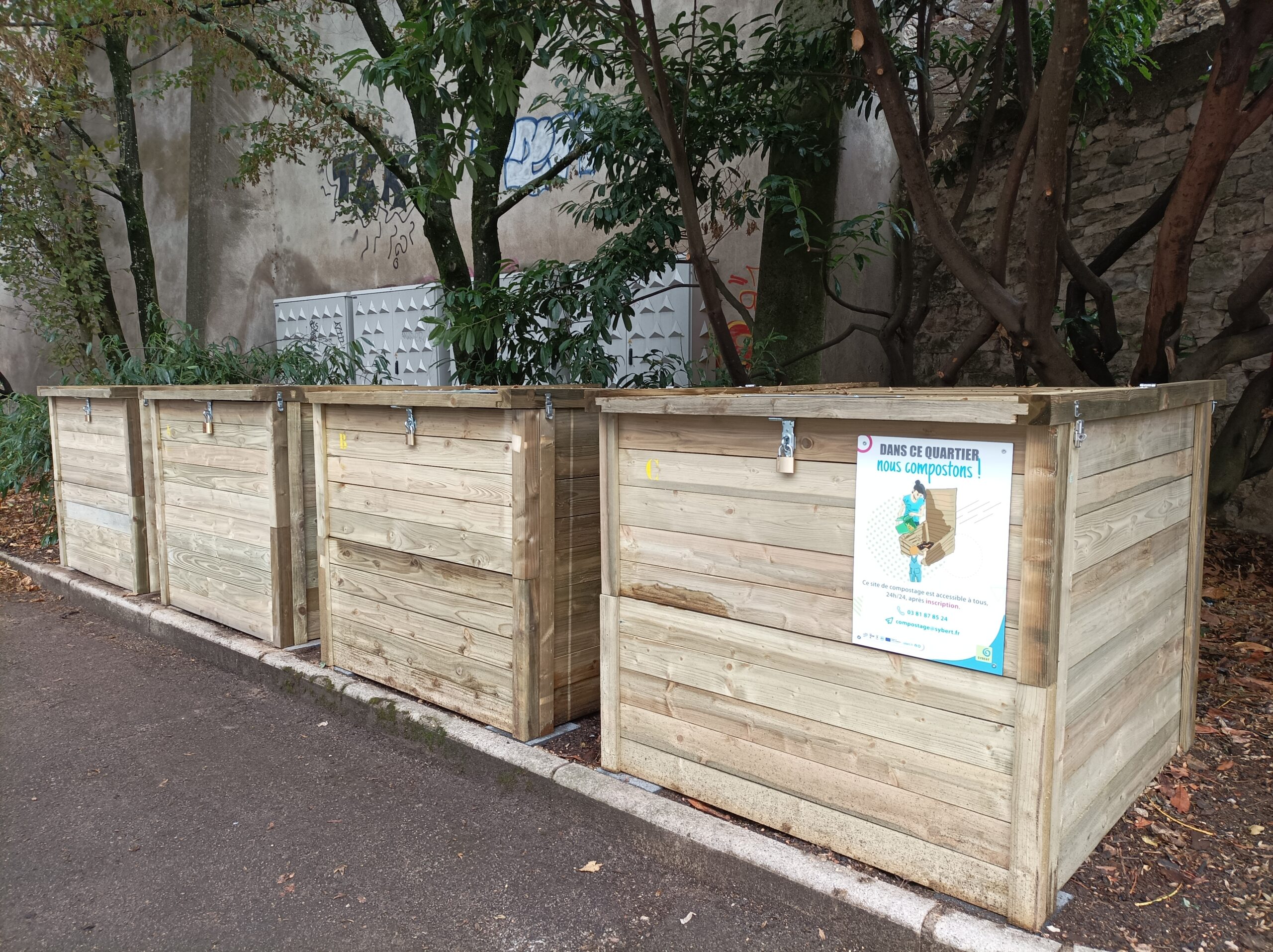 Ouverture du site de compostage collectif Bercin