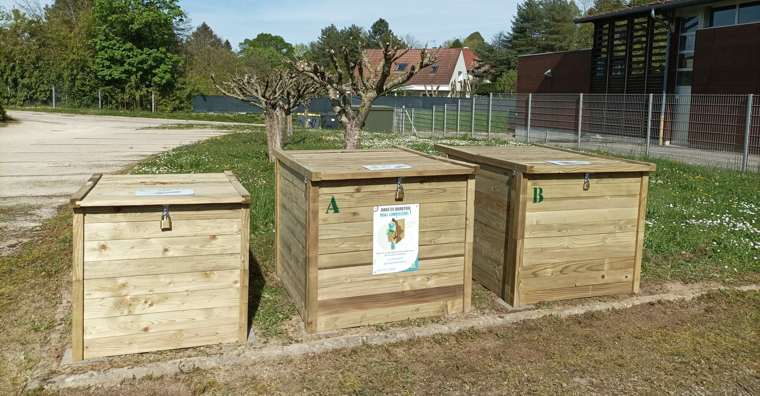 Un nouveau site de compostage collectif à Châtillon-le-Duc