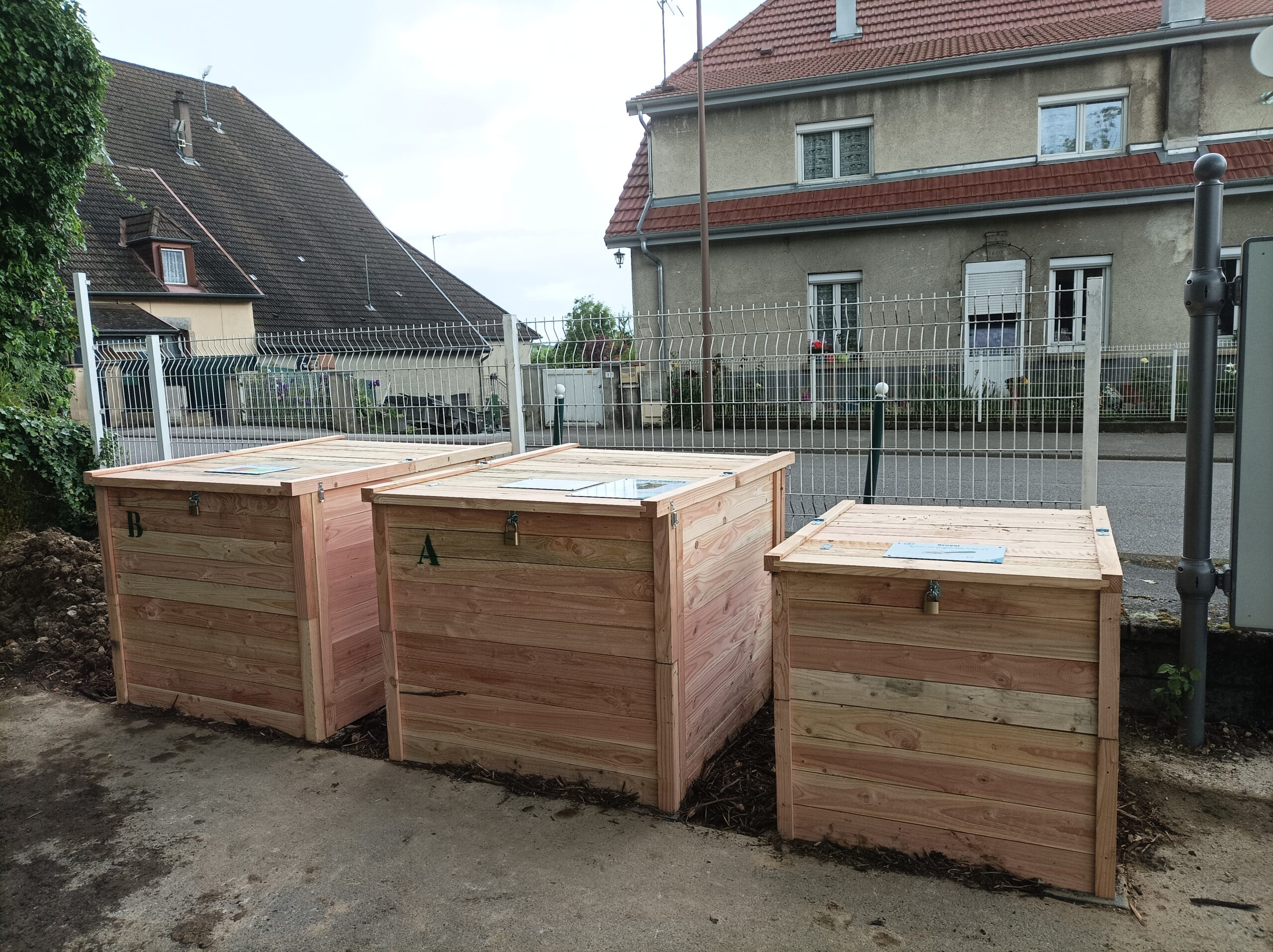 Un site de compostage collectif a ouvert à Pouilley-les-Vignes