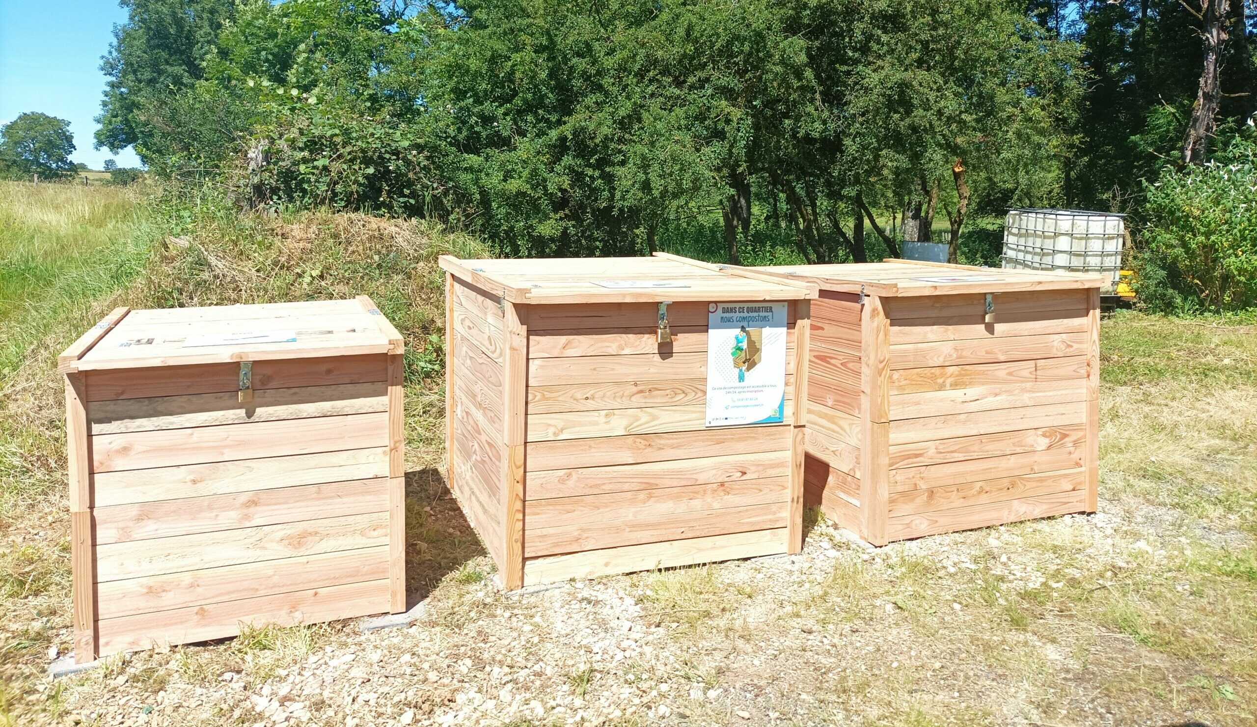 Ouverture d'un site de compostage collectif à Franois