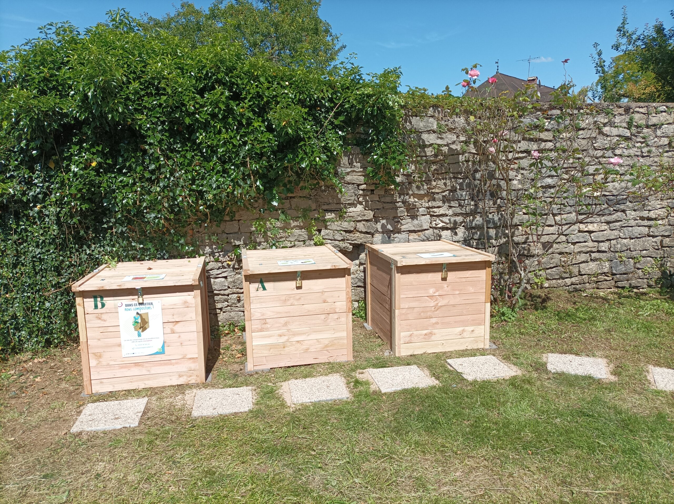 Un site de compostage collectif installé à Quingey